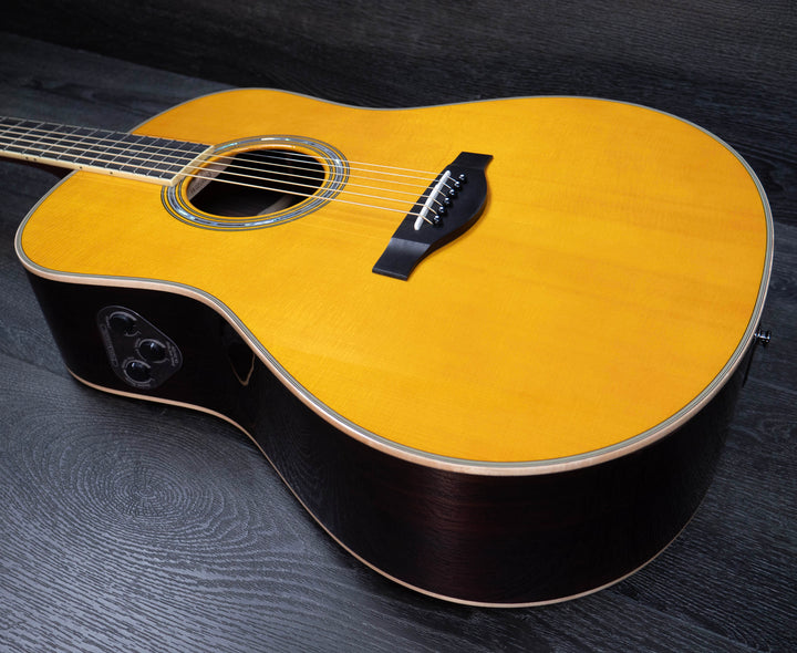 Yamaha LL-TA TransAcoustic Guitar, Dreadnought, Vintage Tint