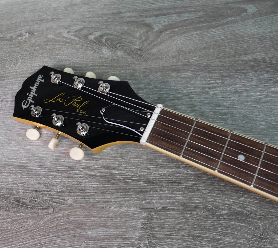 Epiphone Les Paul Special pour gaucher, couleur jaune TV