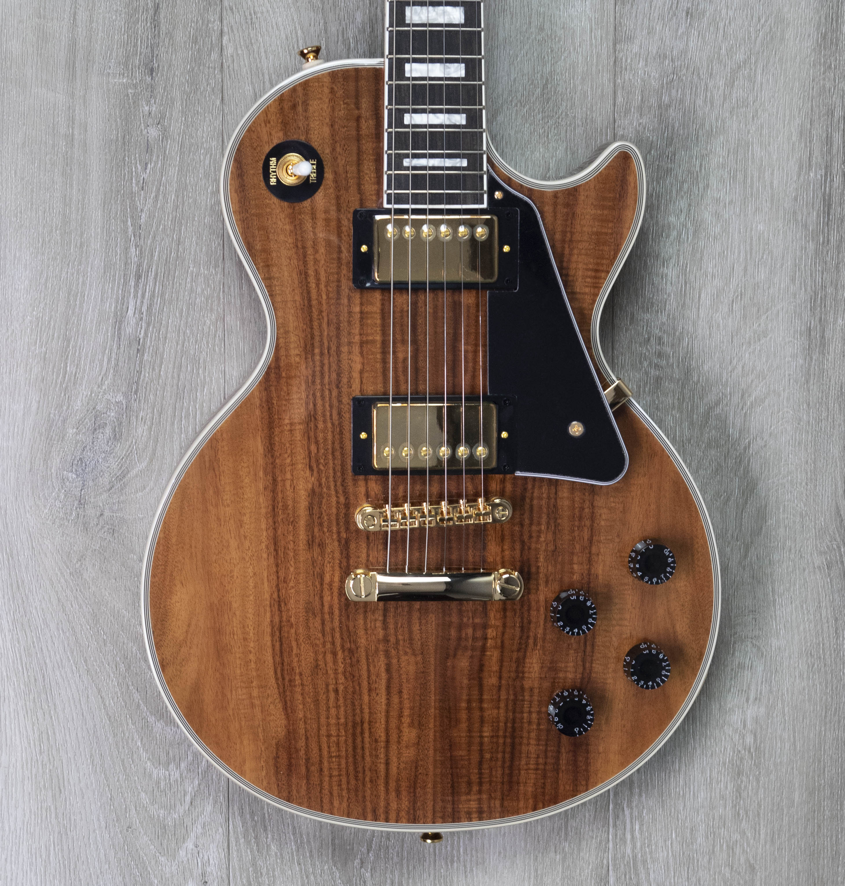 ギター Epiphone Les Paul Custom koa Epiphone Les Paul Custom Koa Guitar | American Musical Supply