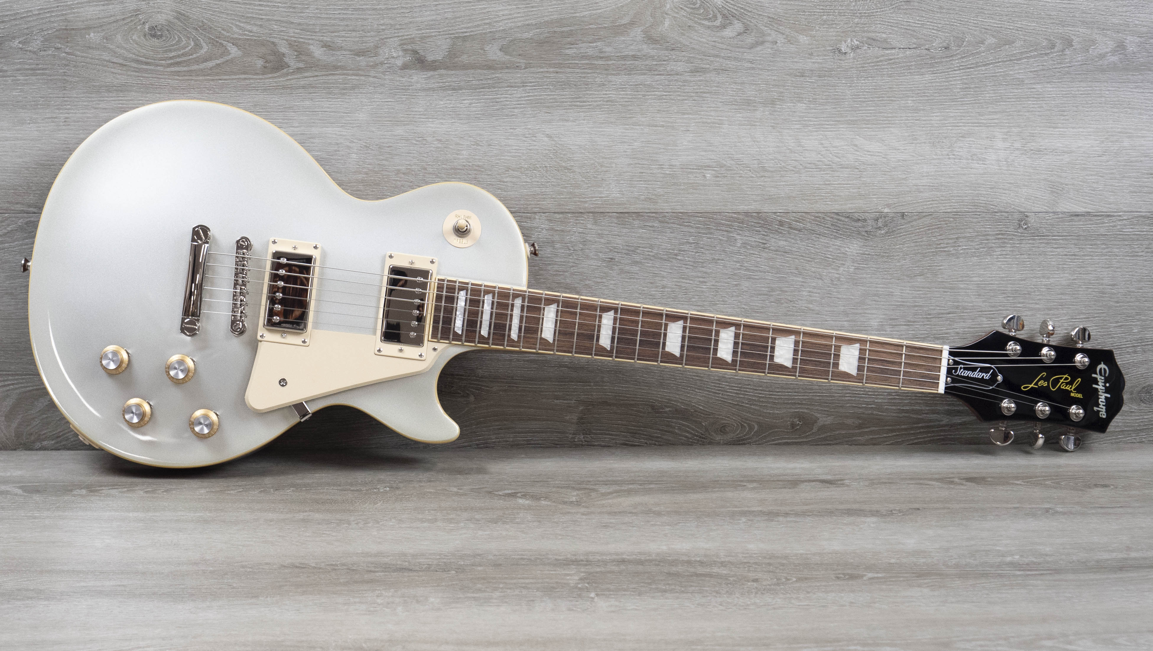 Epiphone Les Paul Standard 60s, Silver Mist – A Strings