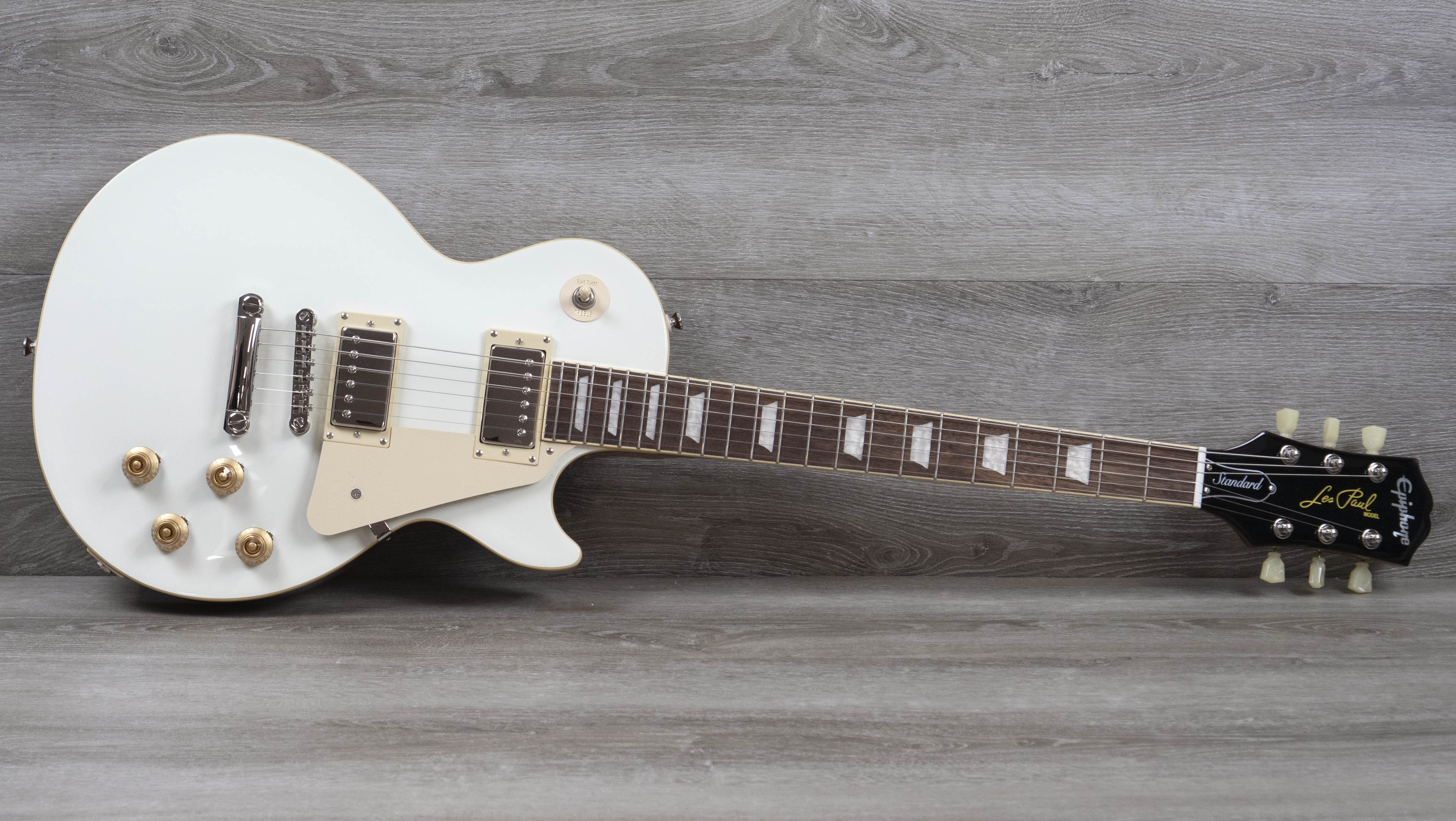 Epiphone Les Paul ホワイト Epiphone Les Paul Standard 50s Exclusive, Classic White – A Strings