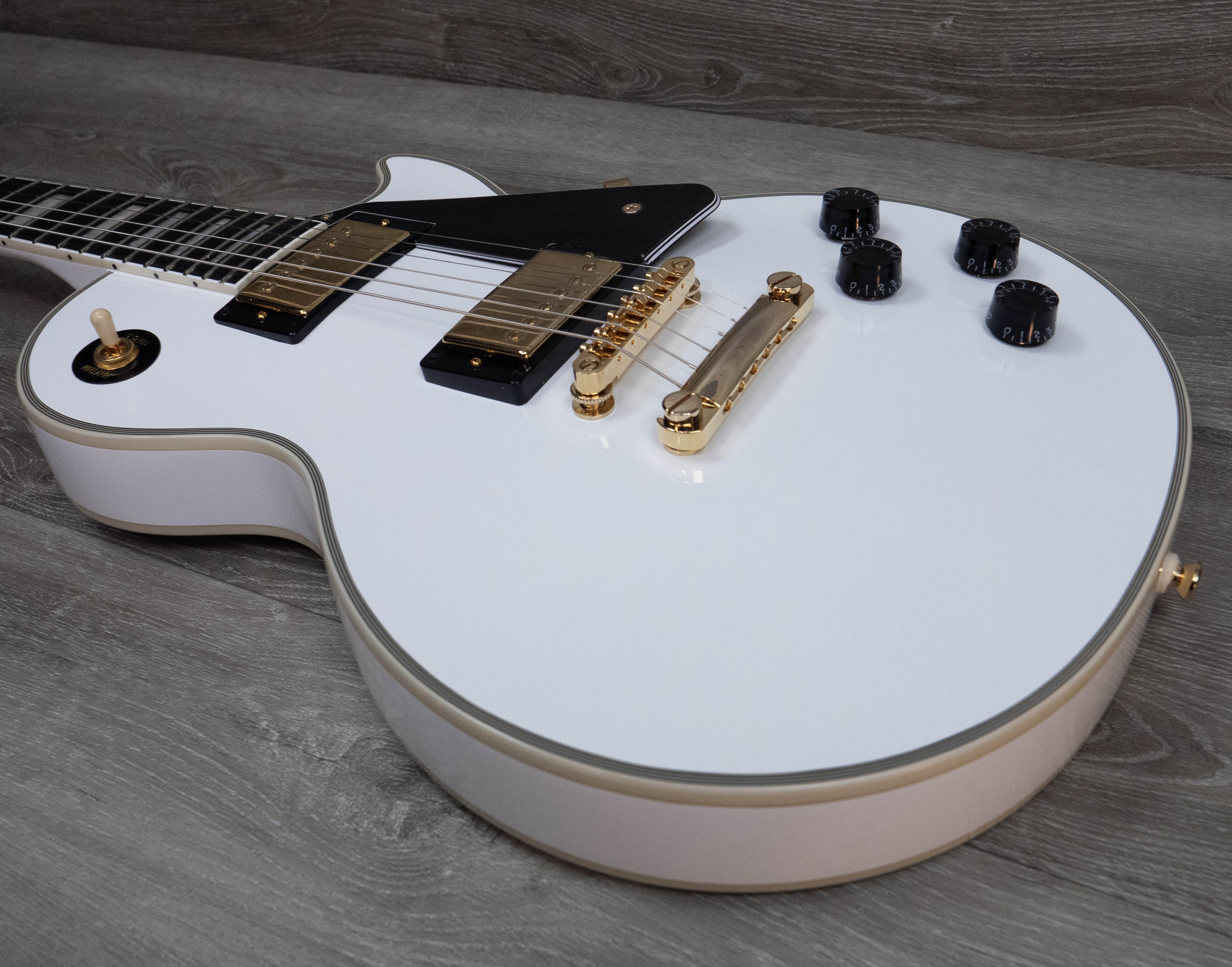 Epiphone Les Paul Custom, Alpine White – A Strings