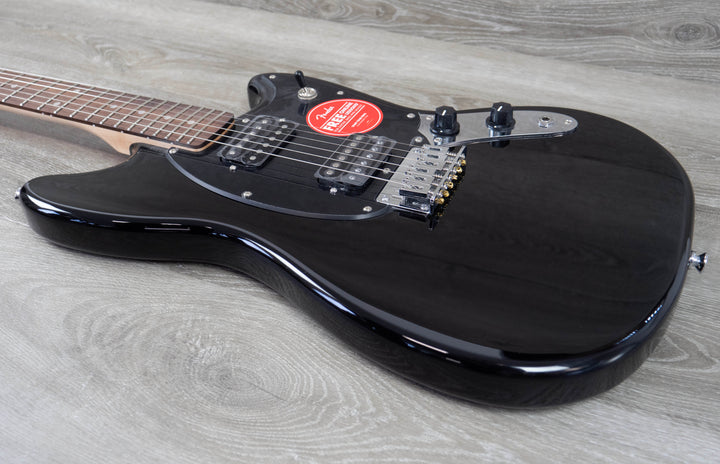 Squier Sonic Mustang HH, Laurel Fingerboard, Black Pickguard, Black
