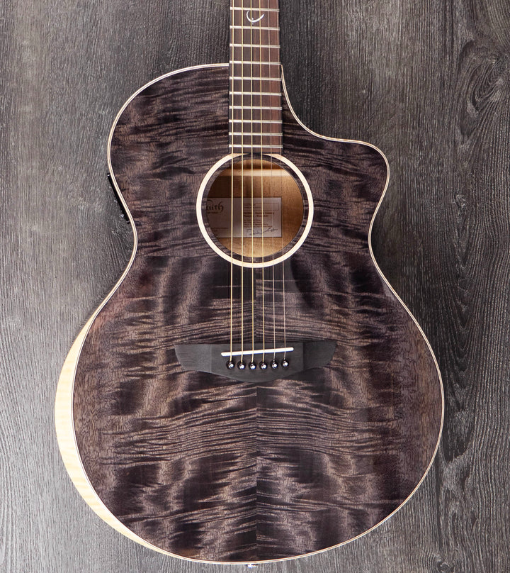 Faith FX Series Neptune Electro-Acoustic, All Solid Java Mango, Moondust Grey