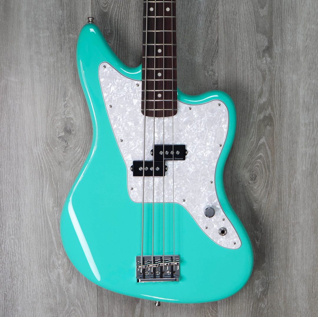 Fender Limited Edition Mark Hoppus Jaguar Bass, Rosewood Fingerboard, Sea Foam Green