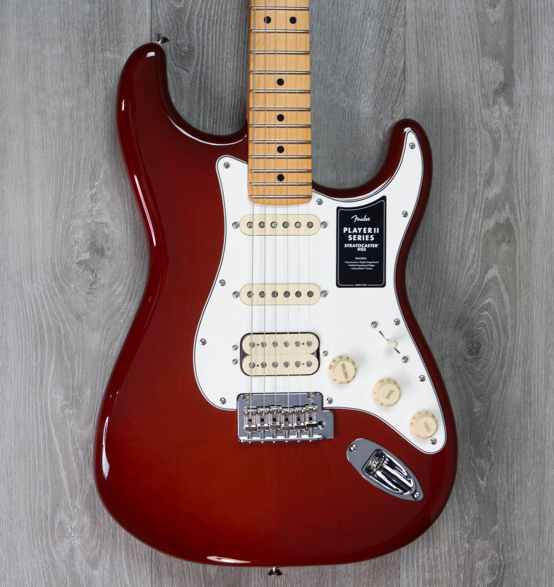 Fender Player II Stratocaster HSS, Maple Fingerboard, Transparent Mocha Burst