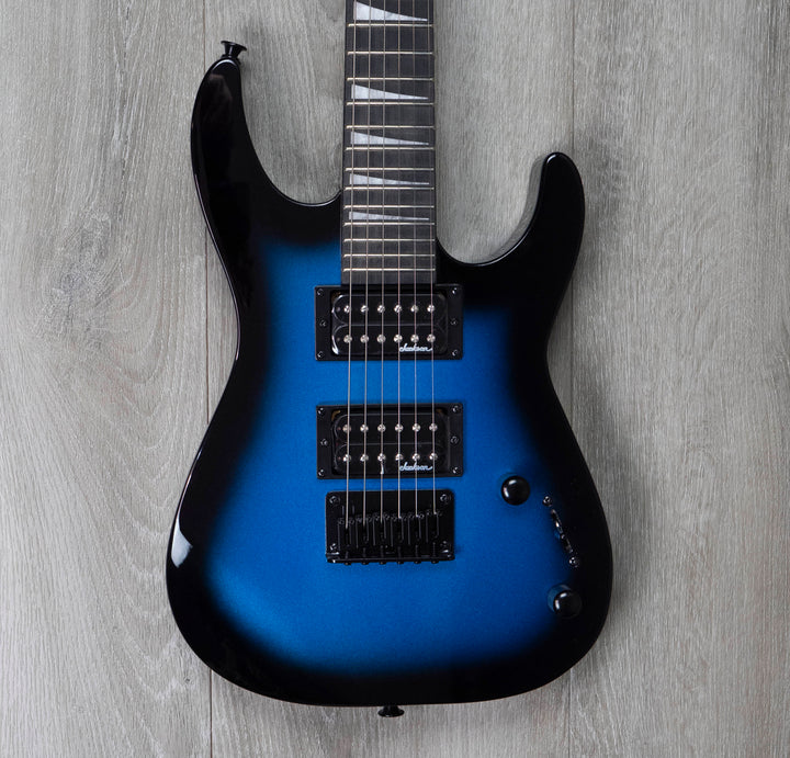 Jackson JS Series Dinky Minion JS1X, Amaranth Fingerboard, Metallic Blue Burst