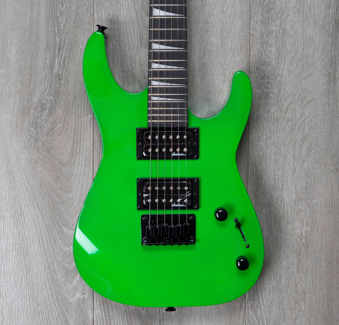 Jackson JS Series Dinky Minion JS1X, Amaranth Fingerboard, Neon Green