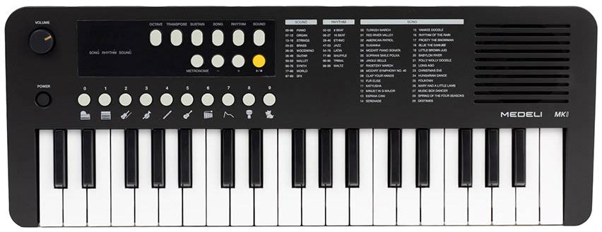 Medeli Nebula Series Keyboard, 37 Key, Black