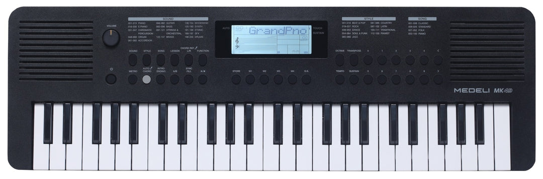 Medeli Nebula Series Keyboard, 49 Key, Black