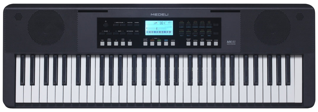 Medeli Nebula Series Keyboard, 61 Key, Black