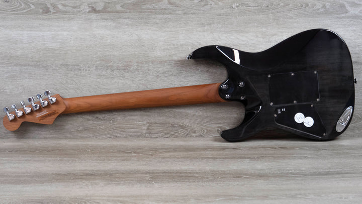 Charvel Pro-Mod Plus DK24 HH 2PT EB QM, Ebony Fingerboard - Midnight Ocean