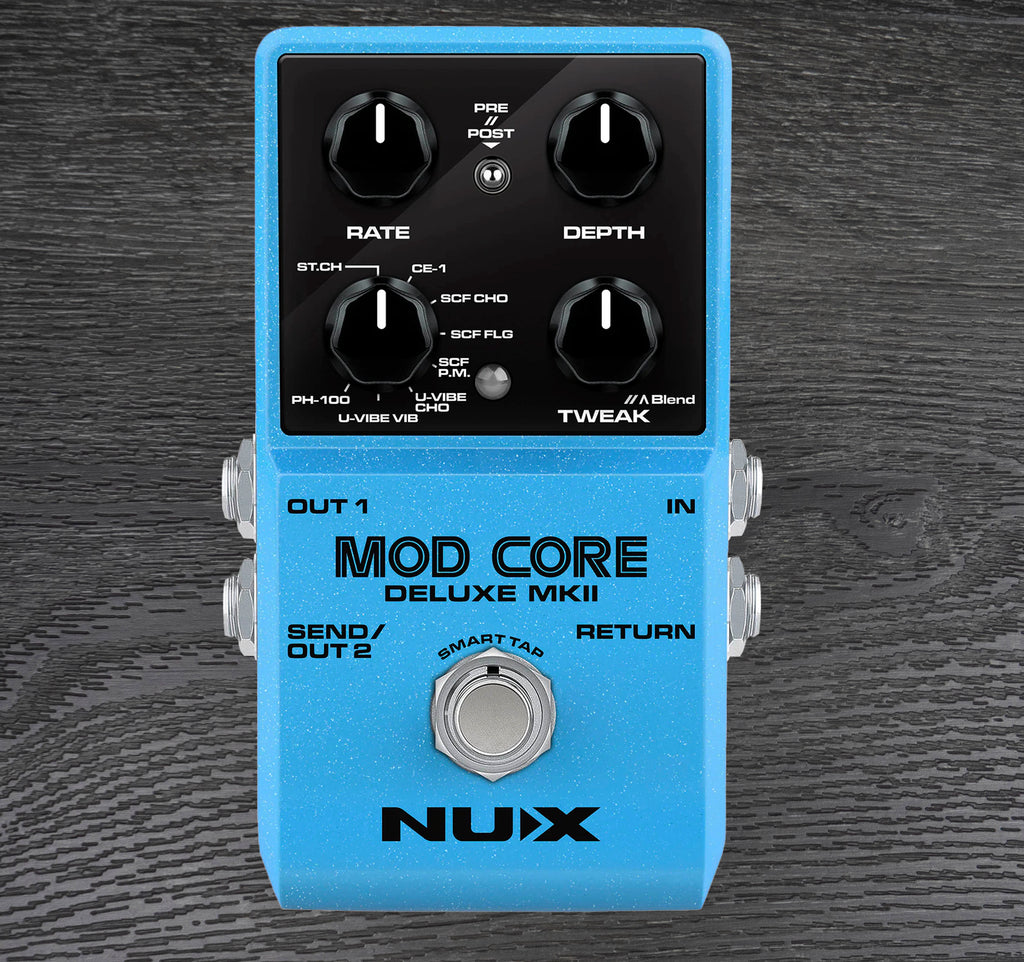 ほぼ新品！NUX MOD CORE DELUXE MKII NUX Mod Core Deluxe MKII 8 Modulation Types, Mono Out or Stereo