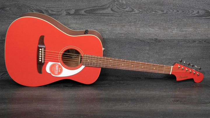 Fender Malibu Player, touche en noyer, Fiesta Red