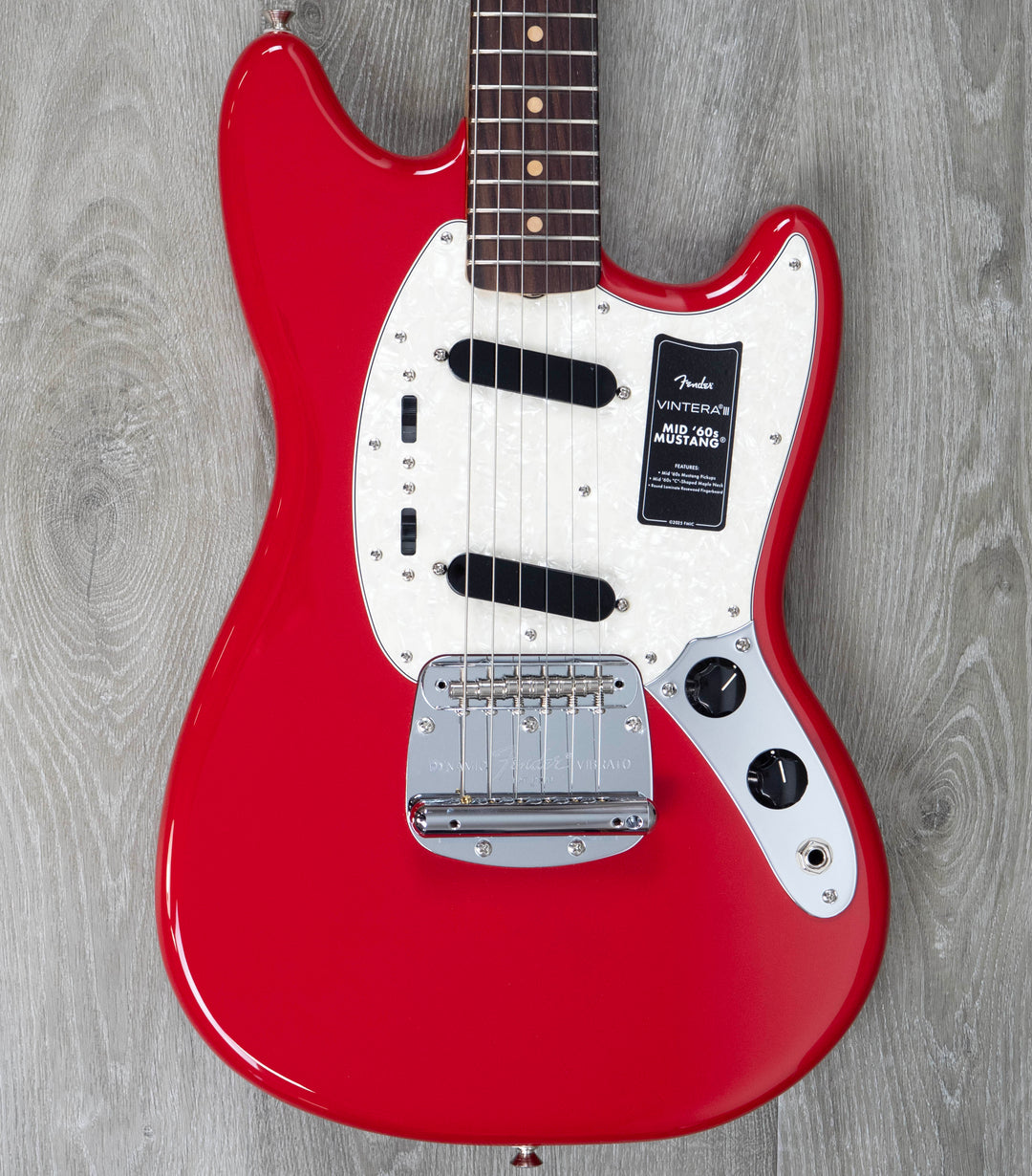 Fender Vintera III Mid '60s Mustang, Rosewood Fingerboard, Dakota Red