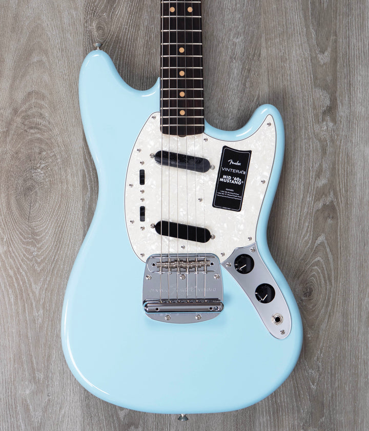 Fender Vintera III Mid '60s Mustang, Rosewood Fingerboard, Sonic Blue