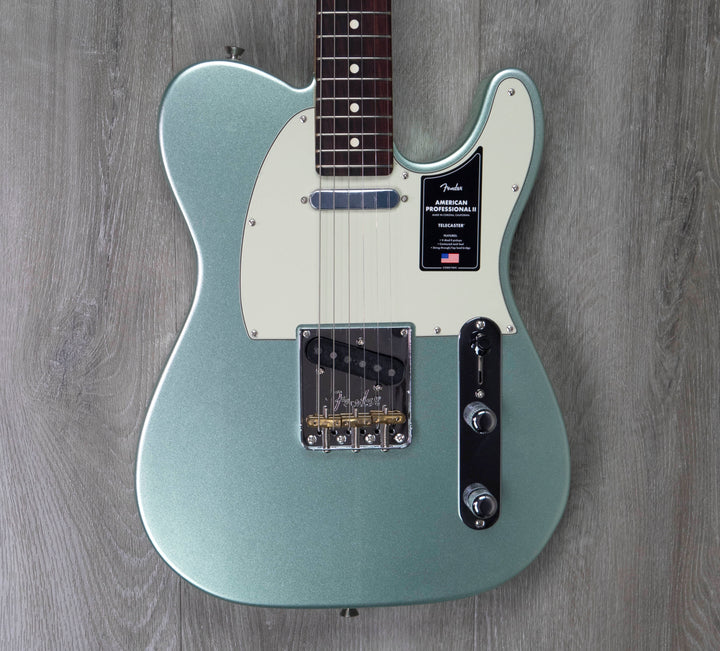 Fender American Professional II Telecaster, Rosewood Fingerboard, Mystic Surf Green