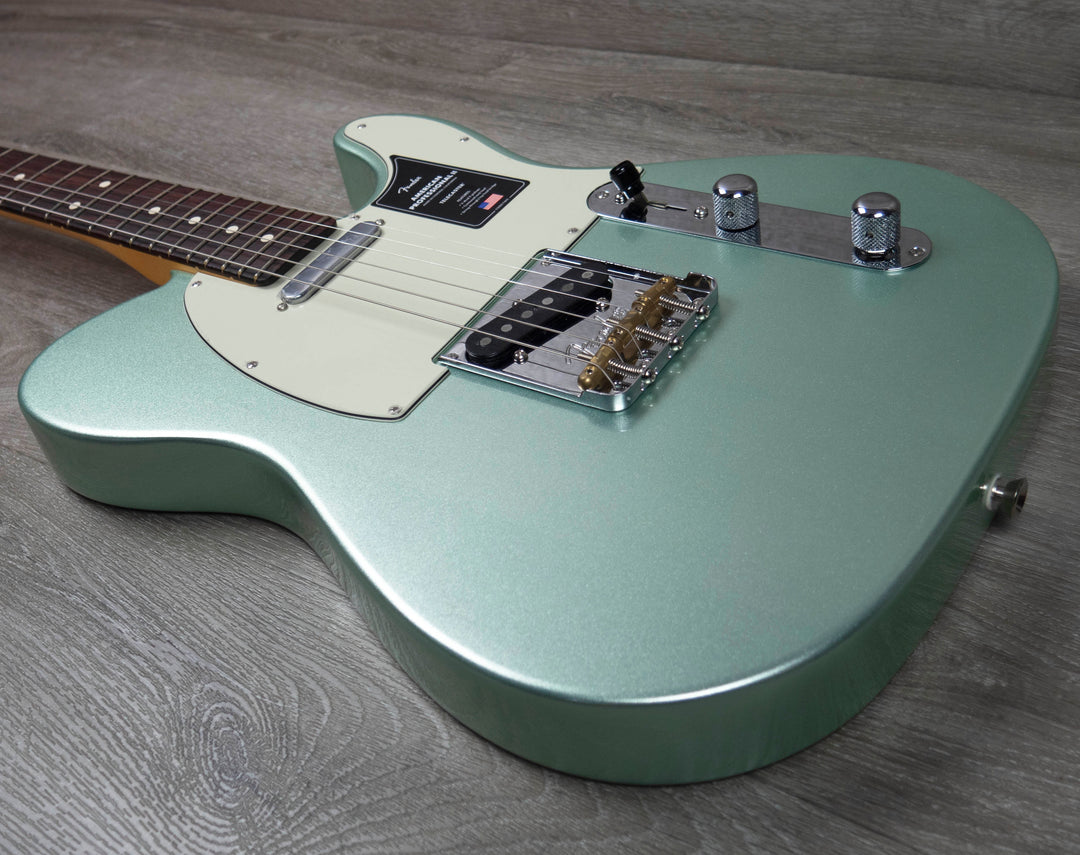 Fender American Professional II Telecaster, Rosewood Fingerboard, Mystic Surf Green