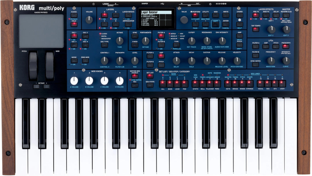Korg Multi/Poly Next Generation Virtual Analogue Synth