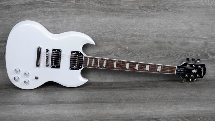 Used, Like New Epiphone SG Muse, Pearl White