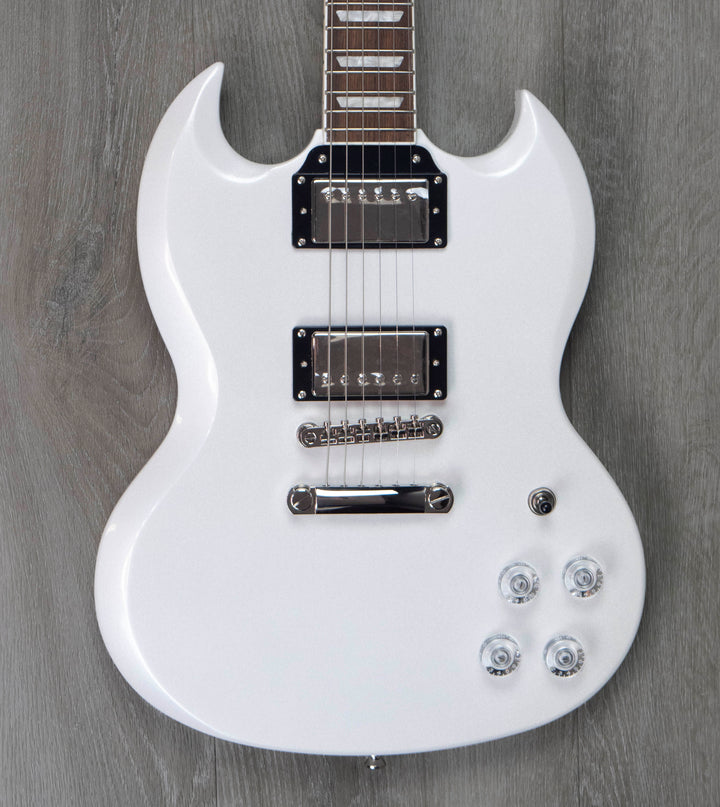 Used, Like New Epiphone SG Muse, Pearl White