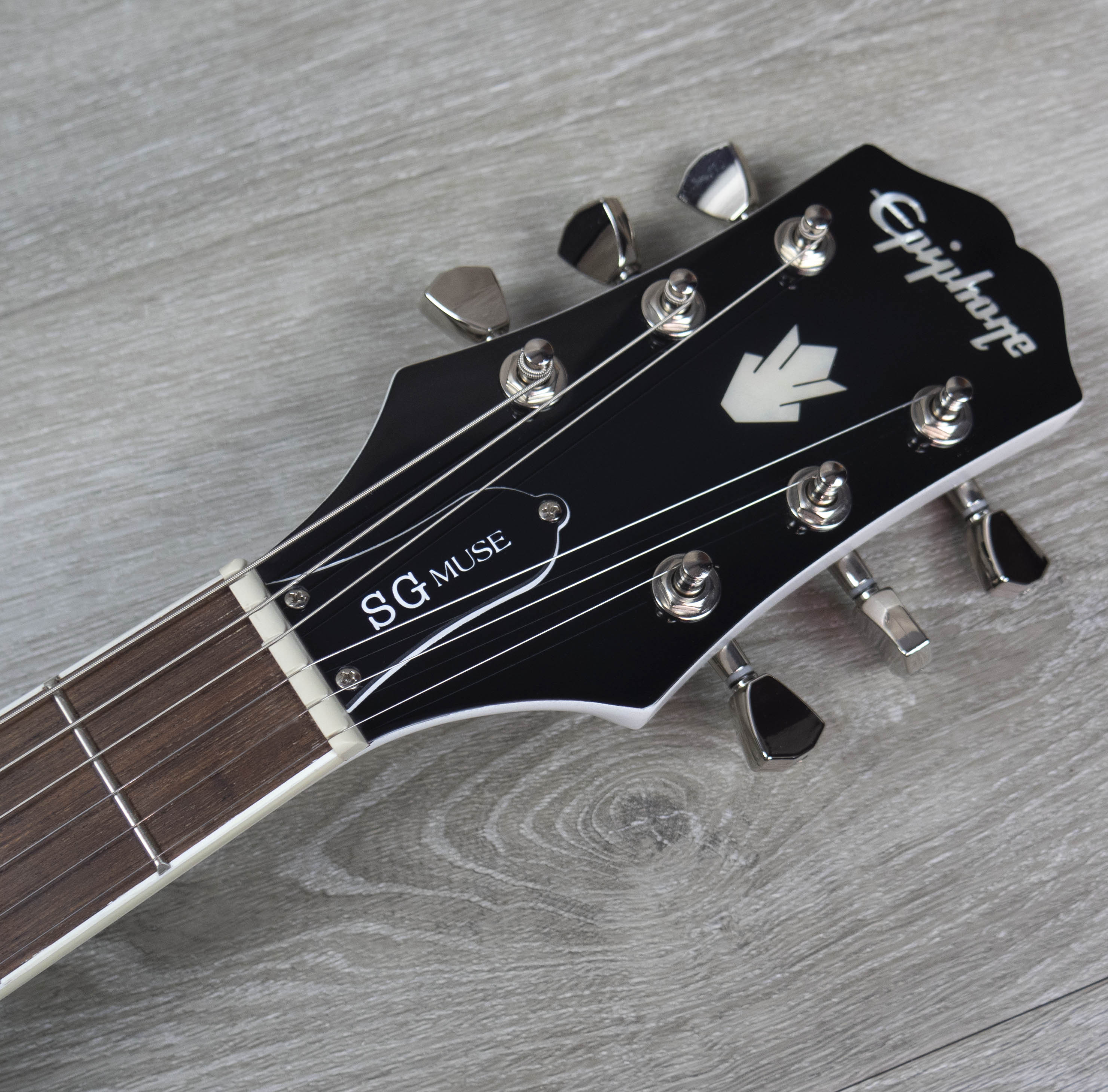 ギター EPIPHONE SG Muse 2020S MOD Epiphone SG Muse Pearl White Metallic Chitară electrică