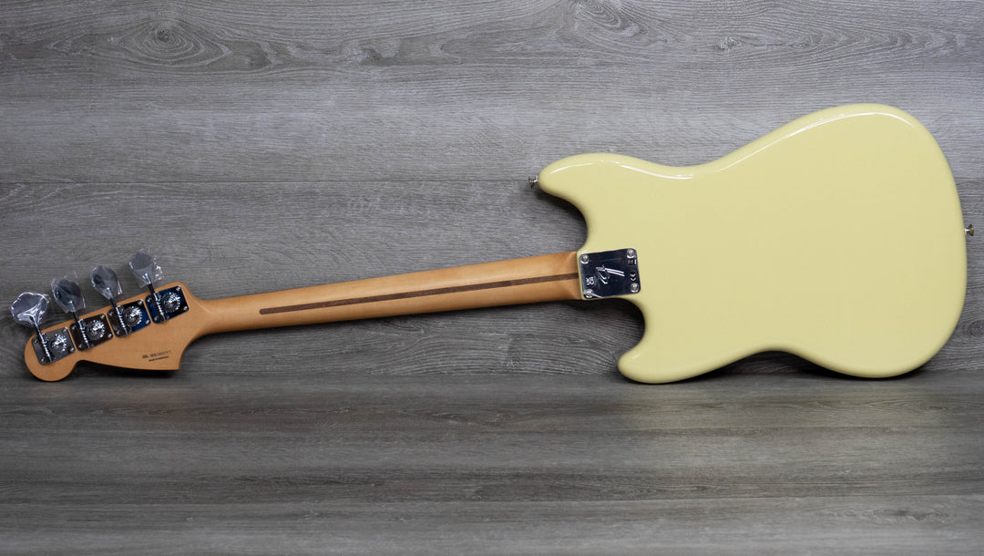 Fender Player II Mustang Bass PJ, touche en palissandre, jaune Hialeah