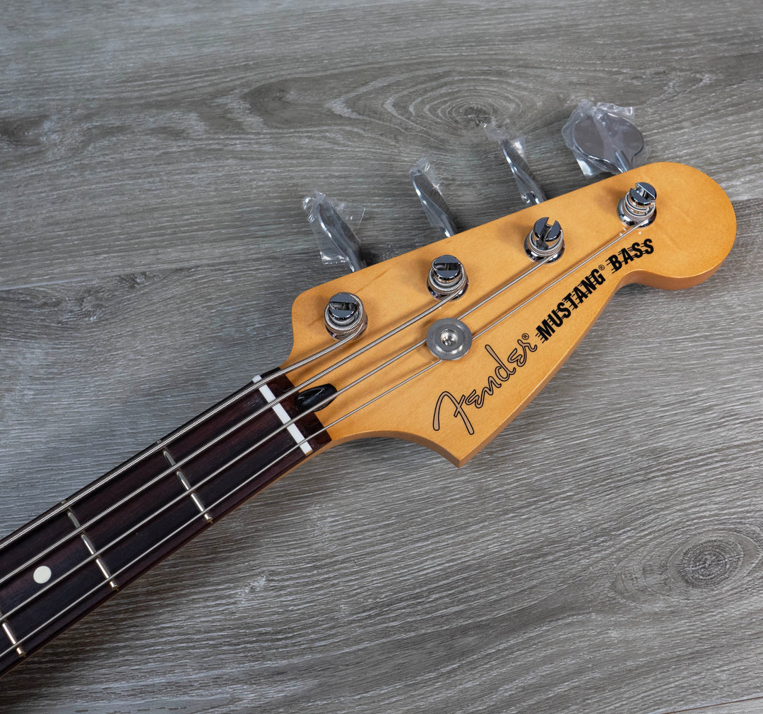 Fender Player II Mustang Bass PJ, touche en palissandre, jaune Hialeah