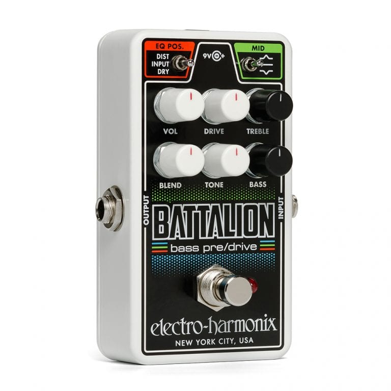Electro Harmonix Nano Battalion Bass Preamp &amp; Overdrive Pedal