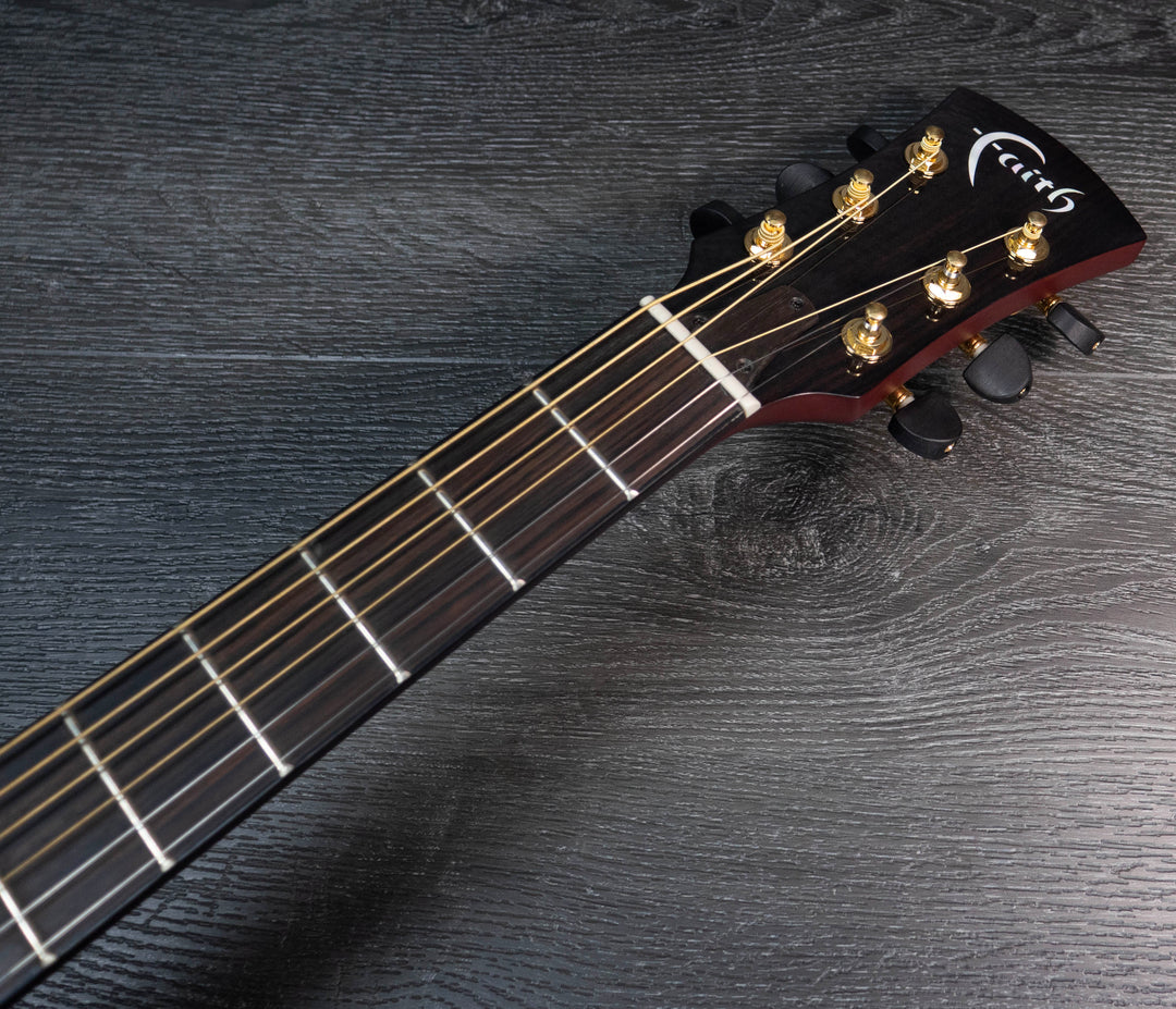 Faith Blood Moon Burst Neptune Electro-Acoustic, All Solid Indonesian Trembesi