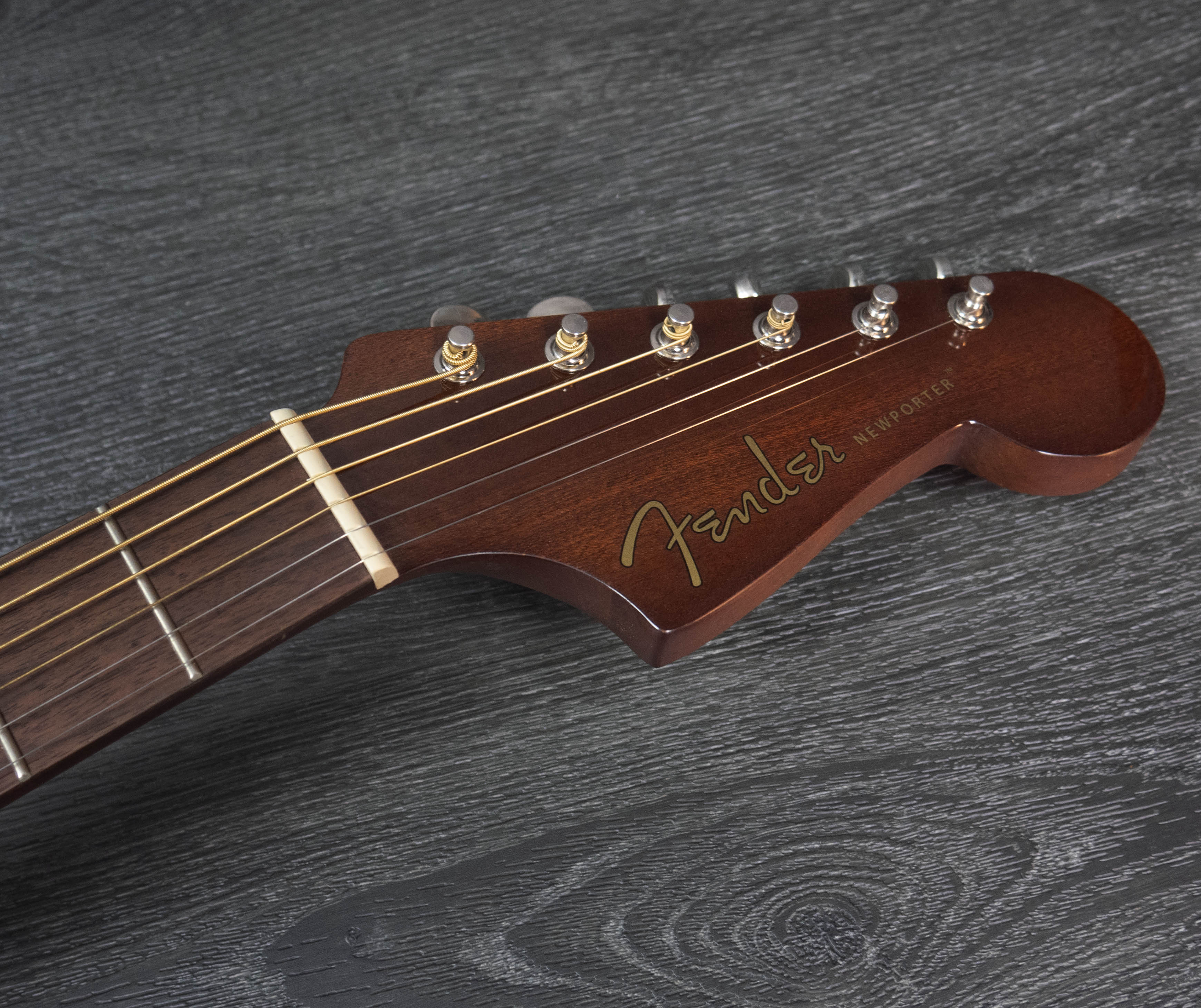 Fender Newporter Player Electro-Acoustic Guitar, Walnut