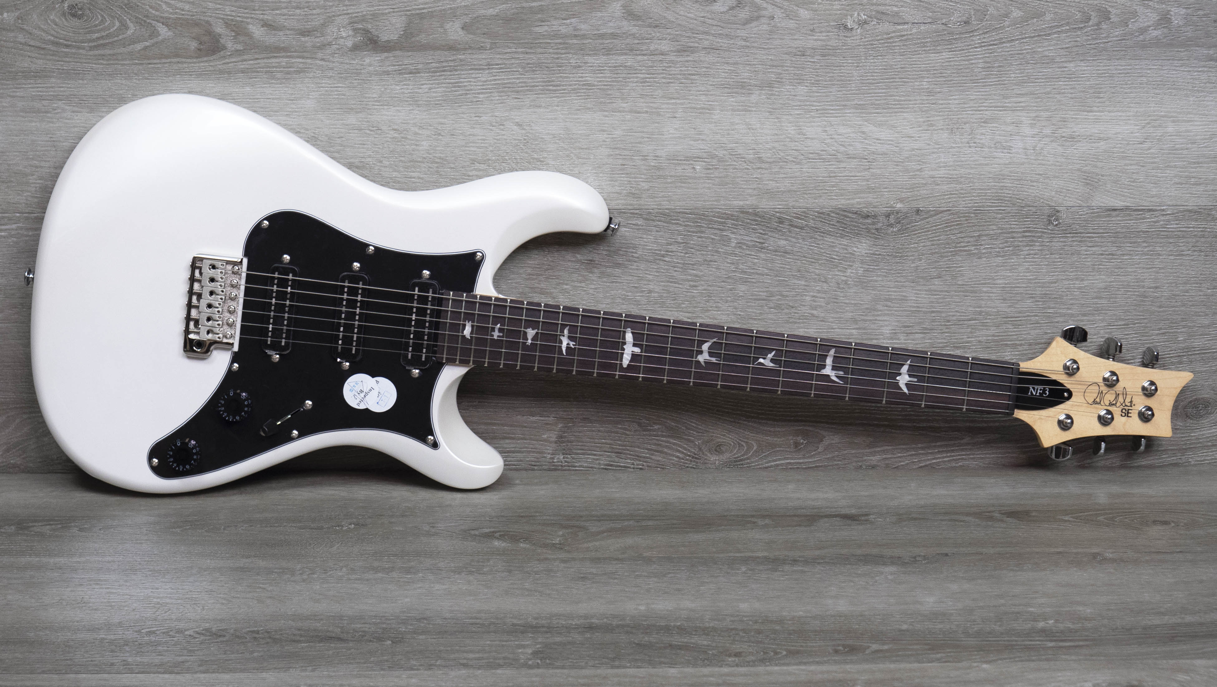 PRS SE NF3, Rosewood Fingerboard, White Pearl – A Strings