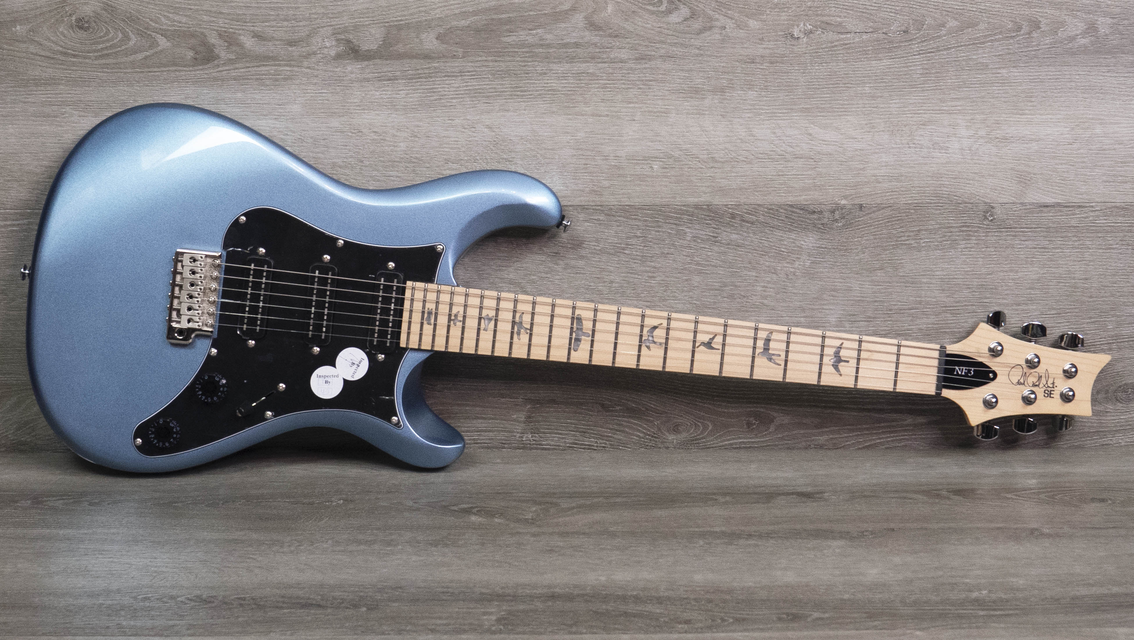 PRS SE NF3, Maple Fingerboard, Ice Blue Metallic – A Strings
