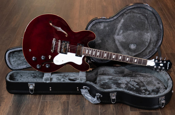Epiphone Noel Gallagher Riviera, Dark Wine Red