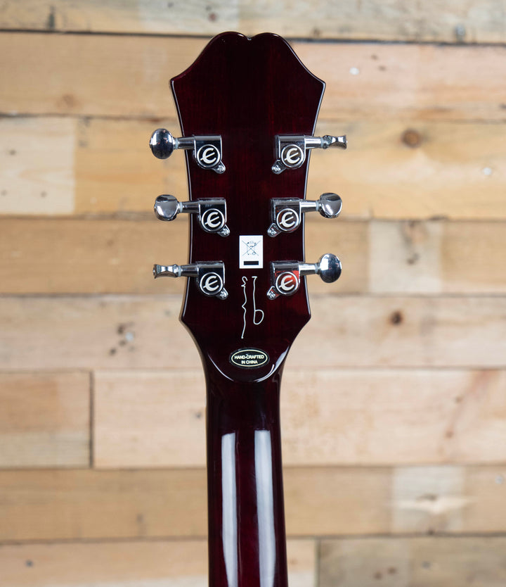Epiphone Noel Gallagher Riviera, Dark Wine Red