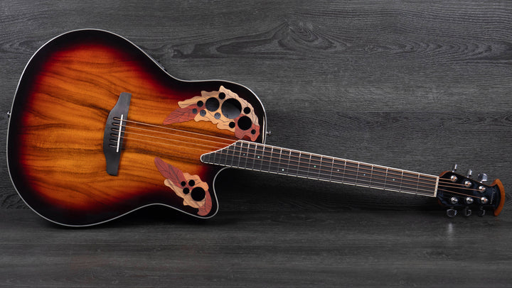 Ovation CE48P-KOAB Celebrity Elite Plus, Dark Burst On Exotic Koa