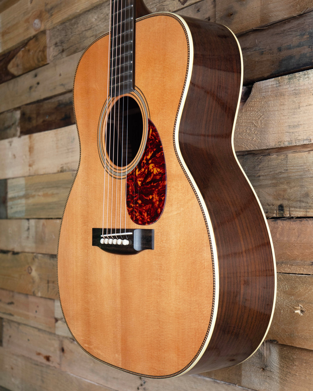 Atkin OM37 Orchestra Model Acoustic Guitar, Natual