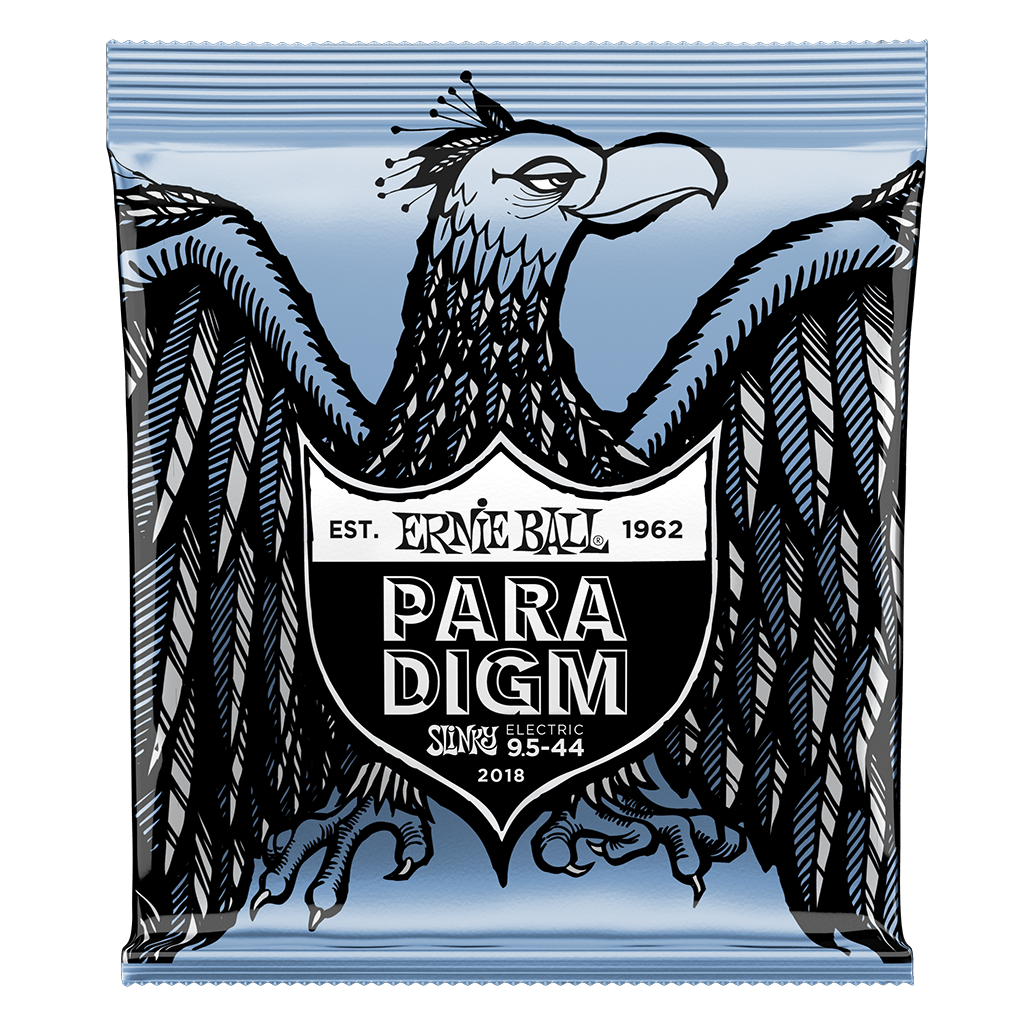 Juego de guitarra eléctrica revestida Ernie Ball Paradigm Slinky, níquel, Beefy Slinky .011-.054