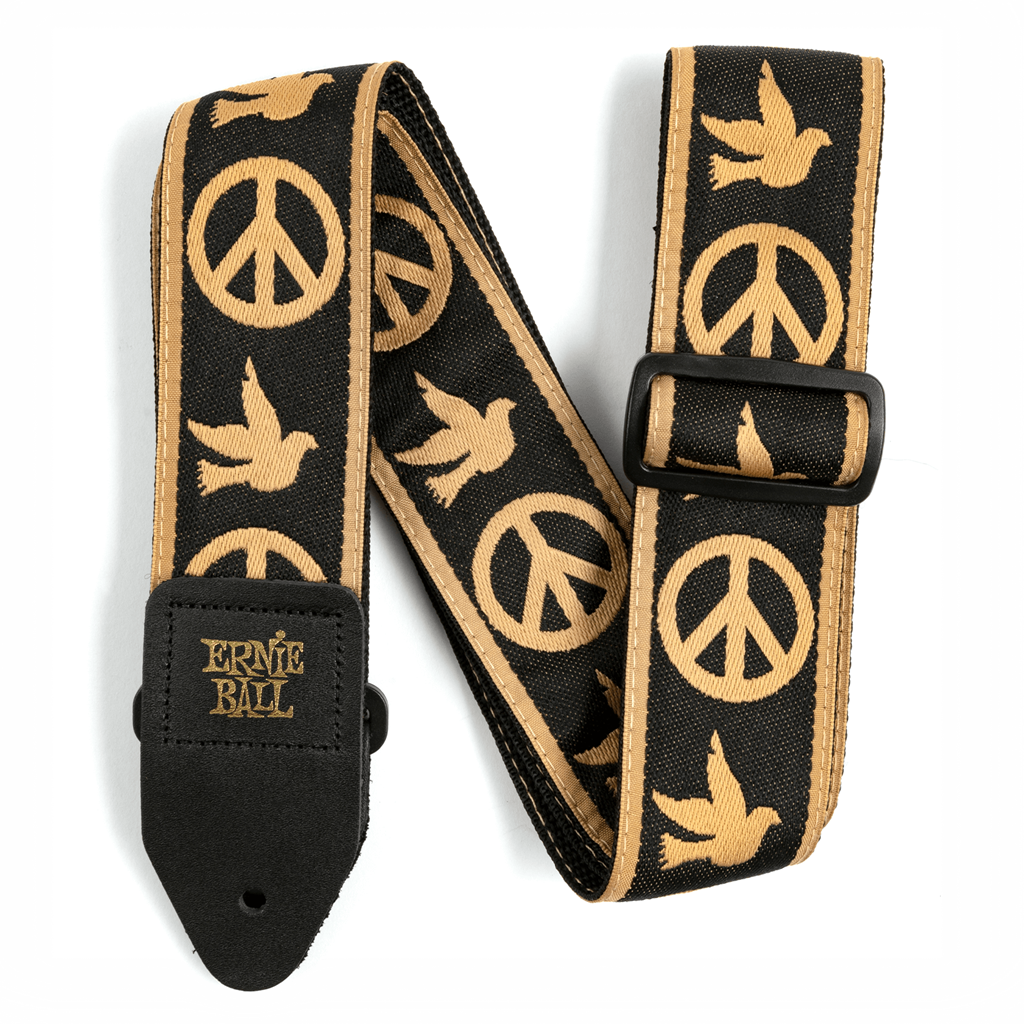 Ernie Ball Jacquard Guitar Strap - Peace Love Dove