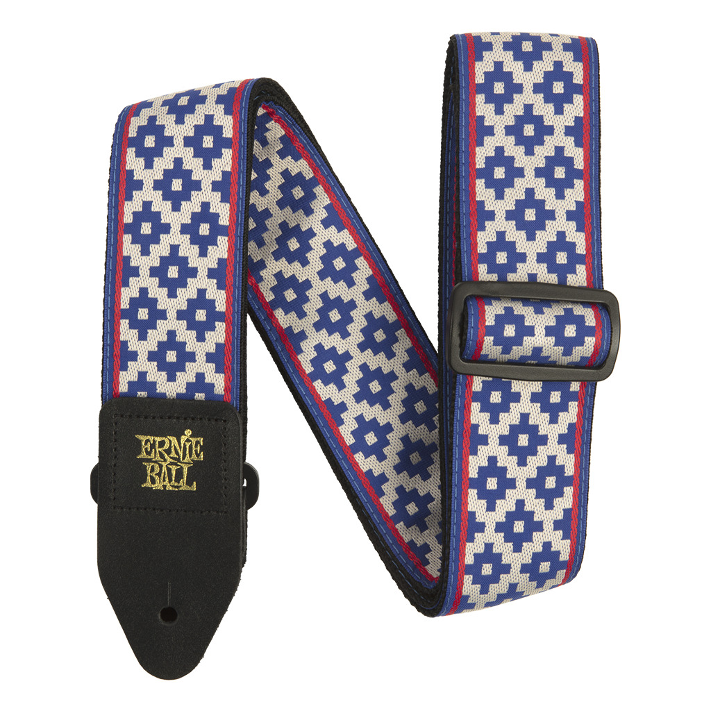 Ernie Ball Jacquard Guitar Strap - Blue Crux