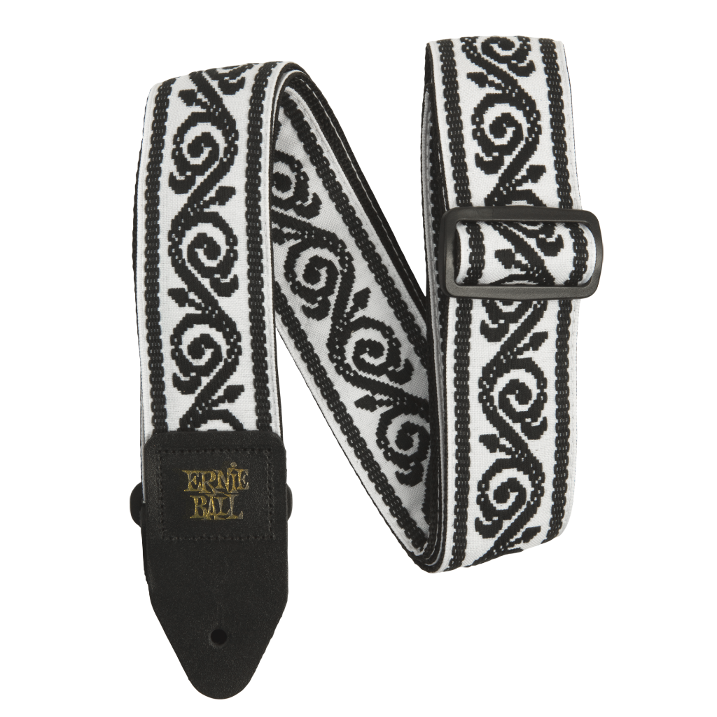 Ernie Ball Jacquard Guitar Strap - Black Vine