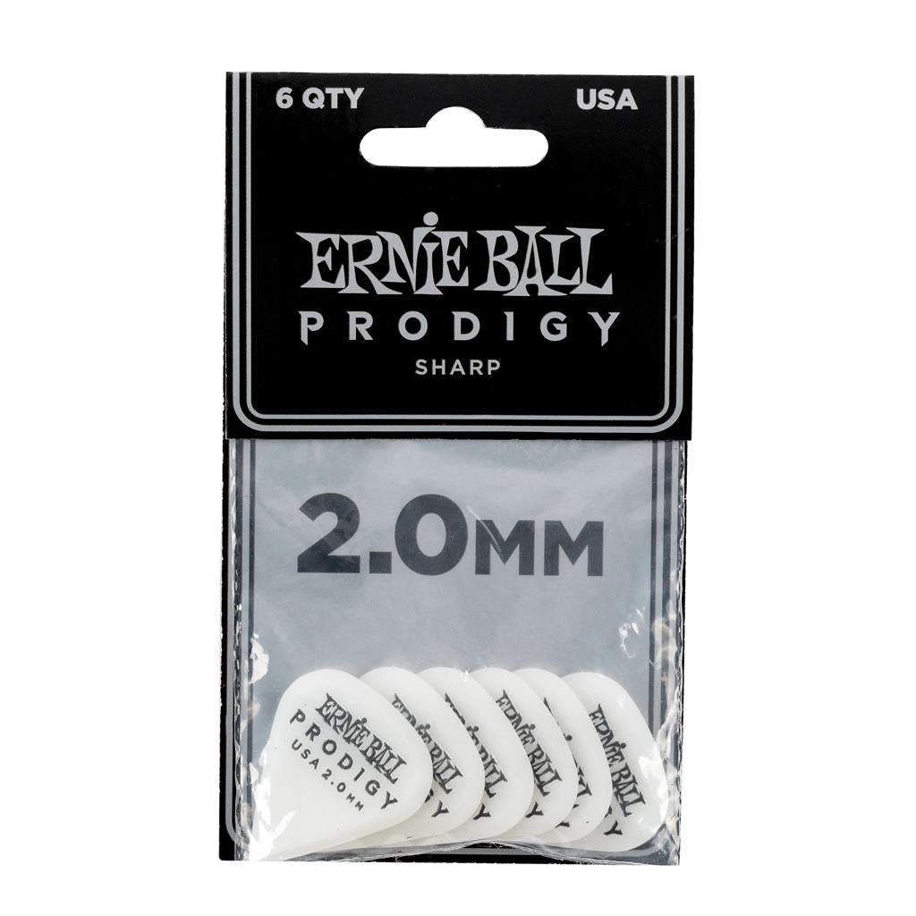 Ernie Ball Prodigy Sharp Picks, 6-Pack