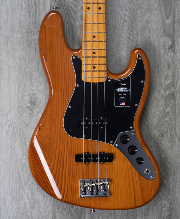 Fender American Professional II Jazz Bass, Maple Fingerboard, Roasted Pine