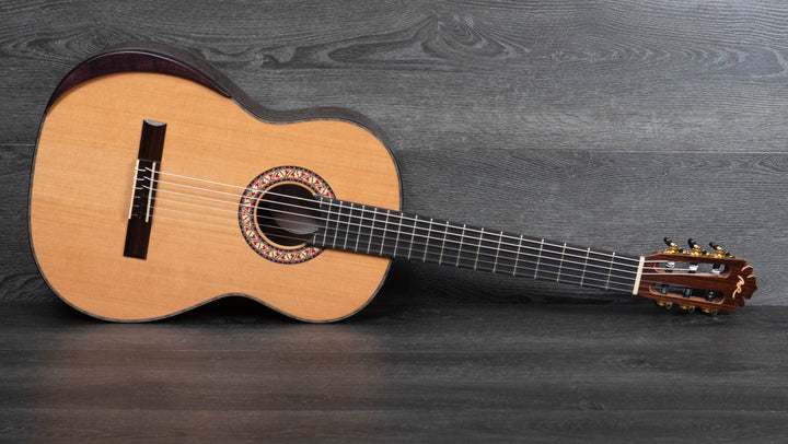 Manuel Rodriguez MAGISTRAL F-C, 4/4 size Classical Guitar, All solid Cedar top, Solid Palisander