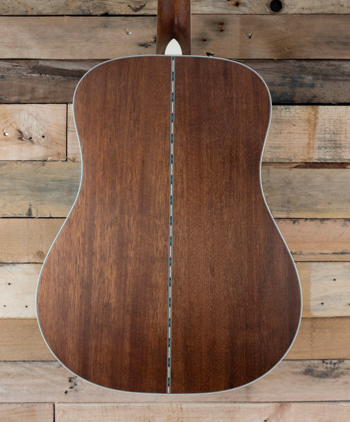 Pre-Owned Fender PD-220E Dreadnought, All Mahogany, Ovangkol Fingerboard, Aged Cognac Burst