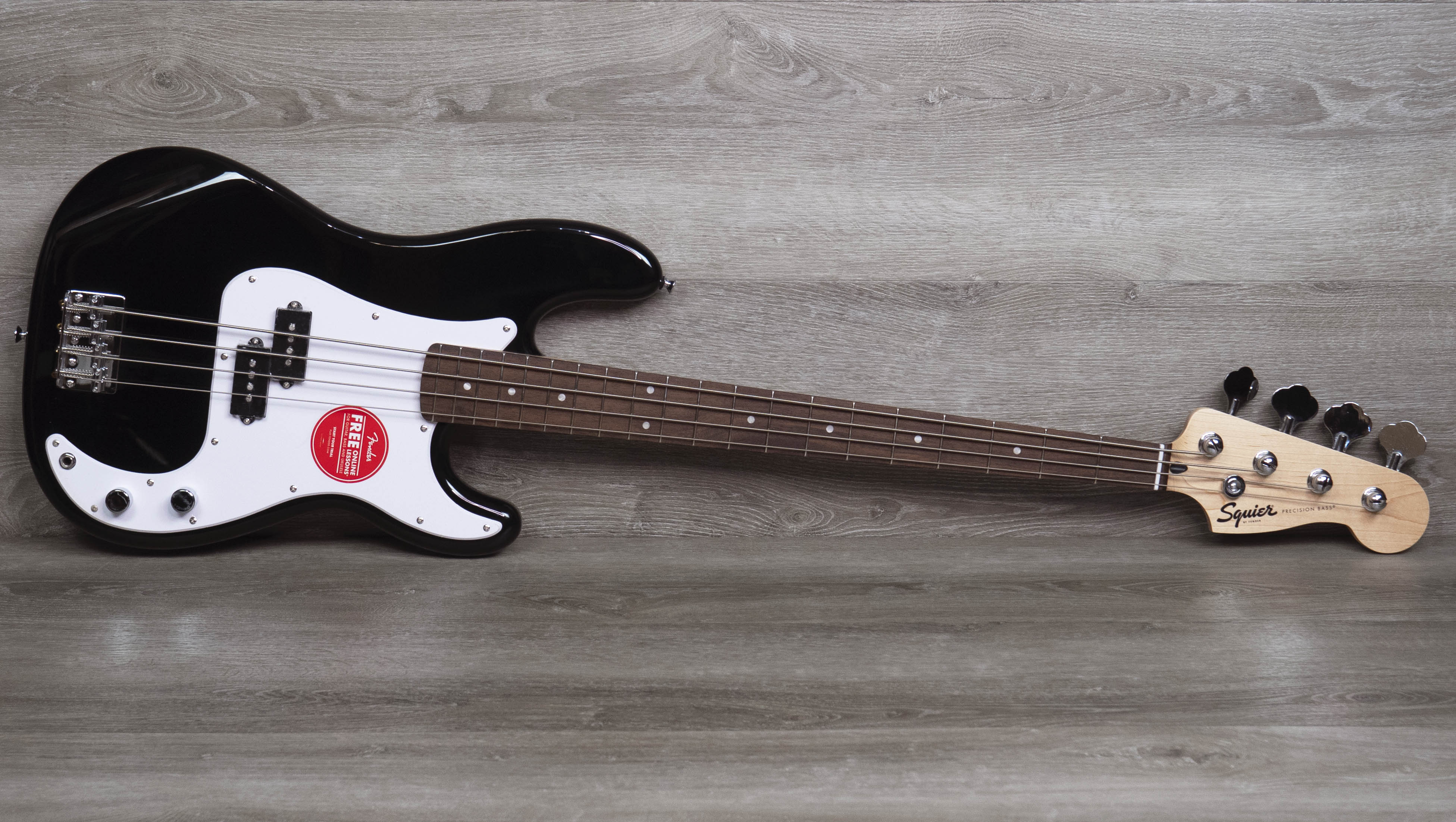 Squier Sonic Precision Bass, Laurel Fingerboard, White Pickguard