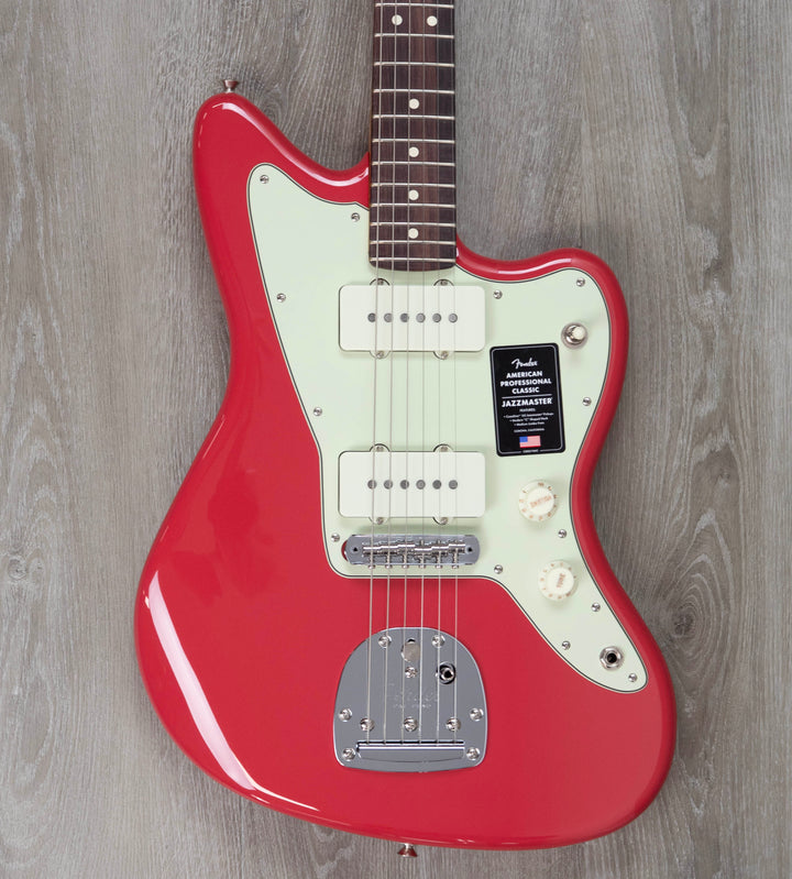 Fender American Professional Classic Jazzmaster, Rosewood Fingerboard, Faded Dakota Red