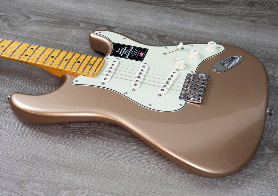 Fender American Professional Classic Stratocaster, Maple Fingerboard, Faded Firemist Gold
