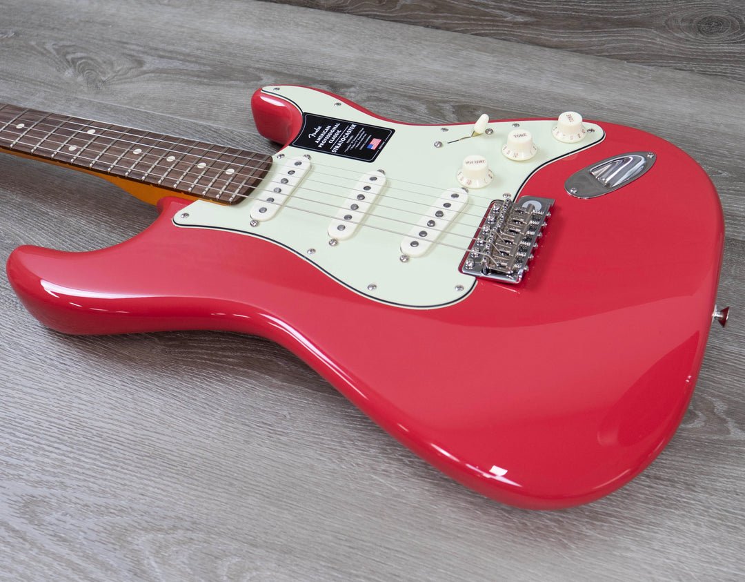 Fender American Professional Classic Stratocaster, Rosewood Fingerboard, Faded Dakota Red