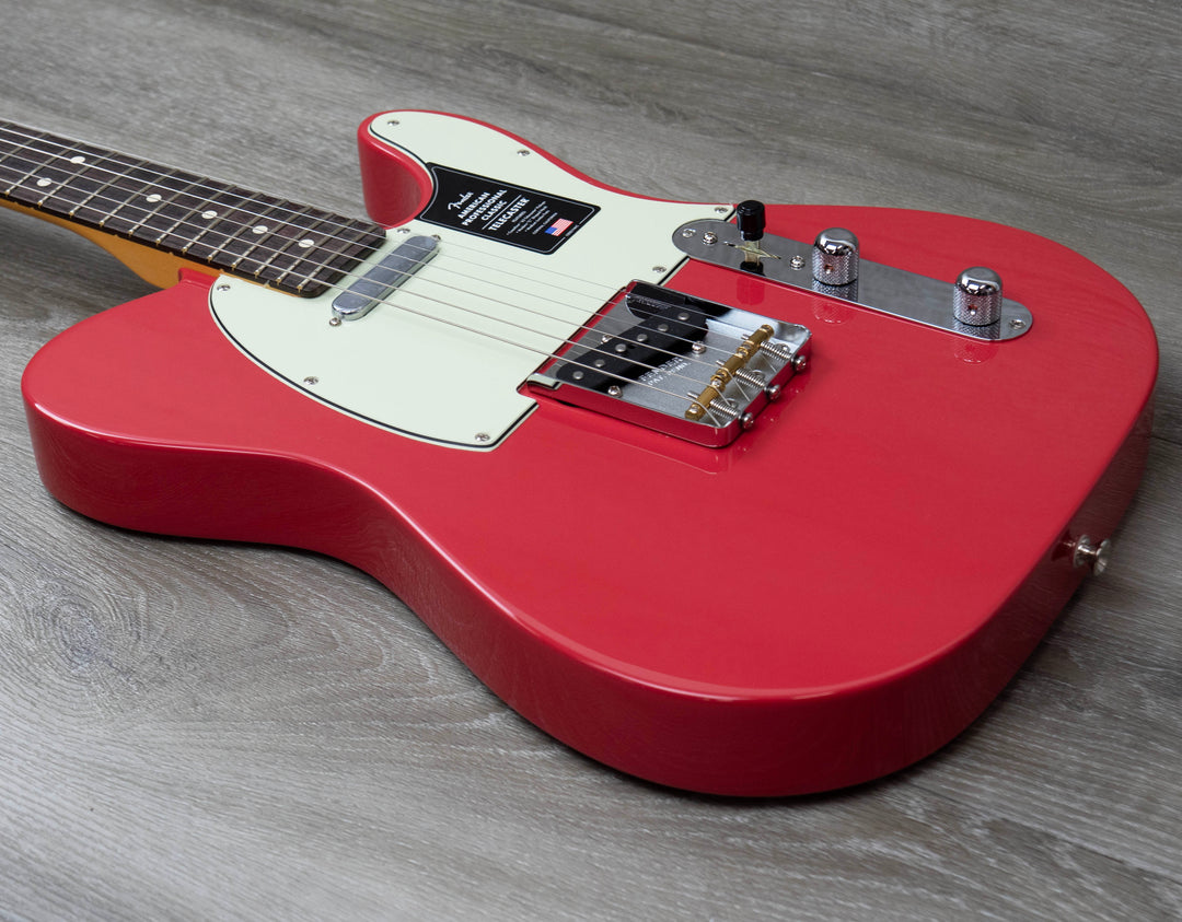 Fender American Professional Classic Telecaster, Rosewood Fingerboard, Faded Dakota Red
